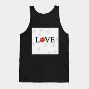 Puppy Dog Paw Love Tank Top